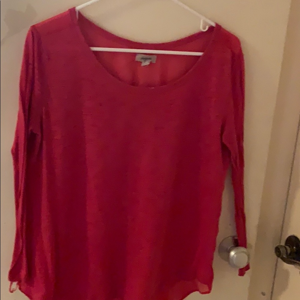 Lightweight pink shirt